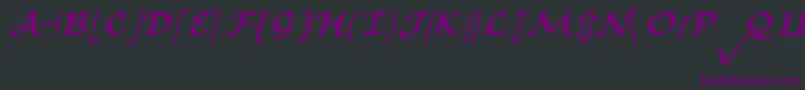 CmMathsymbolBold Font – Purple Fonts on Black Background