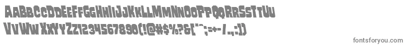 Mindlessbruteleft Font – Gray Fonts on White Background