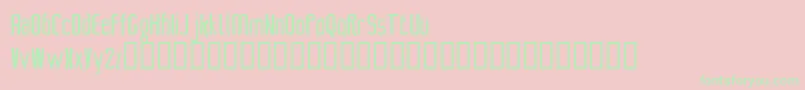 Control Font – Green Fonts on Pink Background