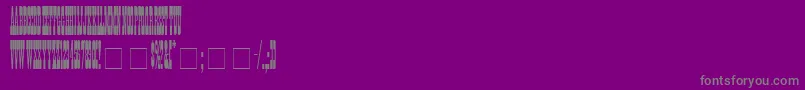 TumbleweedSsi Font – Gray Fonts on Purple Background