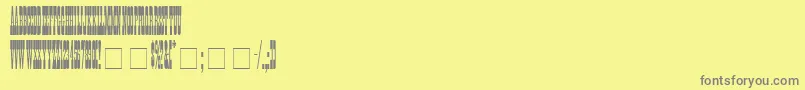 Saiba mais sobre a fonte TumbleweedSsi Fonte TumbleweedSsi – fontes cinzas em um fundo amarelo