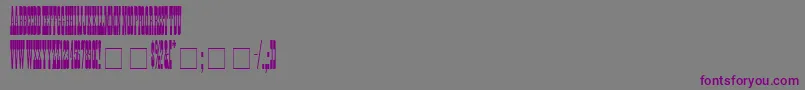TumbleweedSsi Font – Purple Fonts on Gray Background