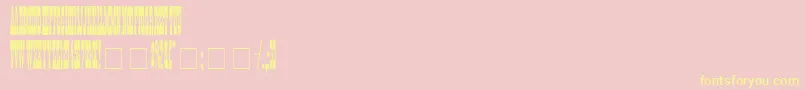 TumbleweedSsi Font – Yellow Fonts on Pink Background