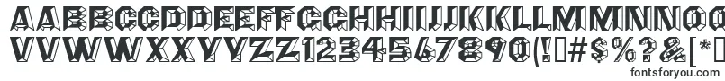 Шрифт AnglesMf – высокие шрифты