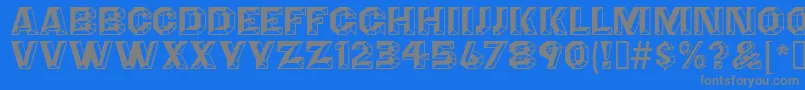 More about AnglesMf Font AnglesMf Font – Gray Fonts on Blue Background