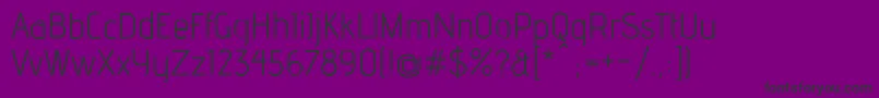 AdventRe Font – Black Fonts on Purple Background