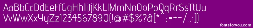 Шрифт AdventRe – белые шрифты на фиолетовом фоне