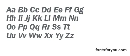 FranklinGothicDemiItalic Font