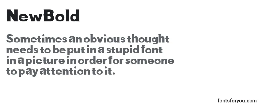Review of the NewBold Font