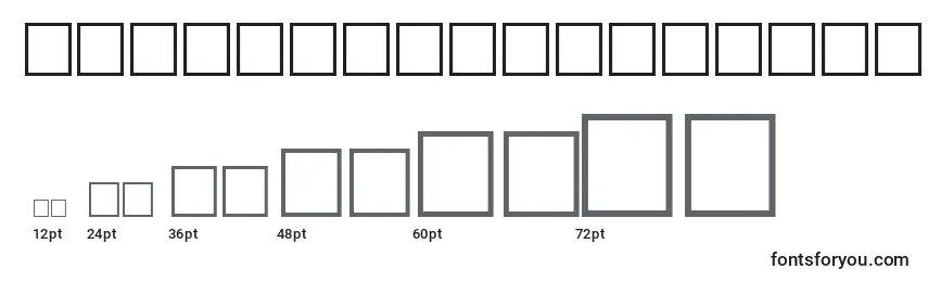 McsHashimySUNormal. Font Sizes