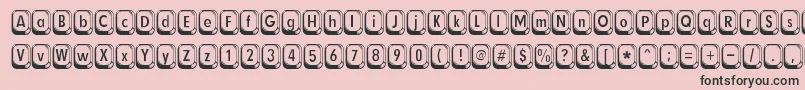 Betsyflanagan Font – Black Fonts on Pink Background