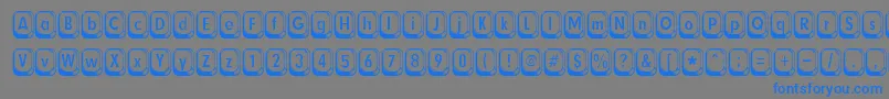 Betsyflanagan Font – Blue Fonts on Gray Background