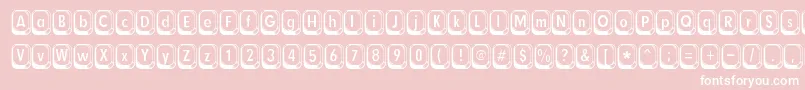 Betsyflanagan Font – White Fonts on Pink Background