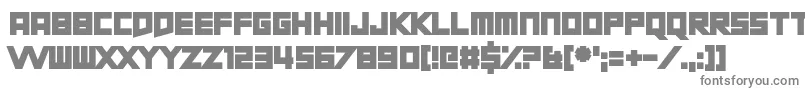 Шрифт ShortXurkit – серые шрифты