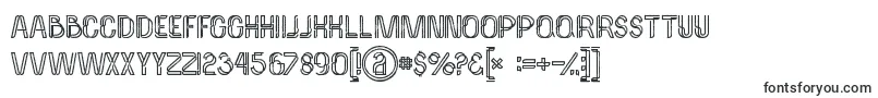 Palmaboldgrunge-fontti – läpinäkyvät fontit