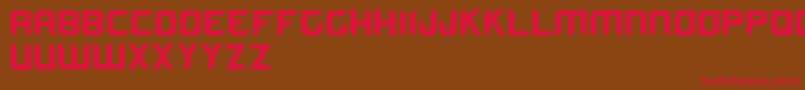 AromaBold Font – Red Fonts on Brown Background
