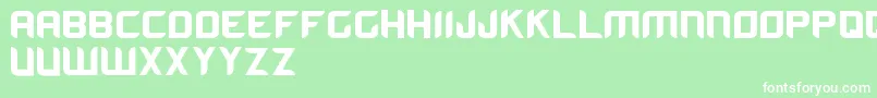 AromaBold Font – White Fonts on Green Background