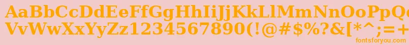 More about AeMashqBold Font AeMashqBold Font – Orange Fonts on Pink Background