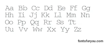 TypewriterNormal Font