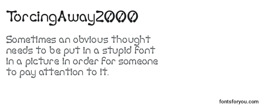 TorcingAway2000 Font