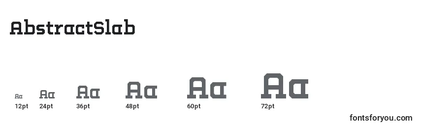 Размеры шрифта AbstractSlab