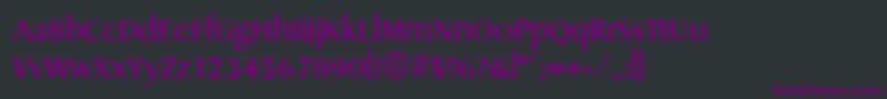 fuente DragonserialMediumRegular – Fuentes Moradas Sobre Fondo Negro