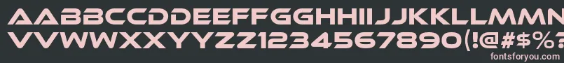 EthnocentricRg Font – Pink Fonts on Black Background