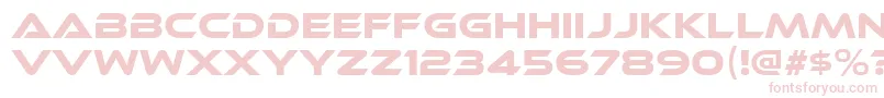 EthnocentricRg Font – Pink Fonts on White Background