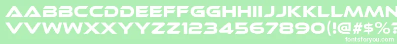 EthnocentricRg Font – White Fonts on Green Background