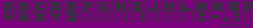 ArgentumBlack Font – Black Fonts on Purple Background