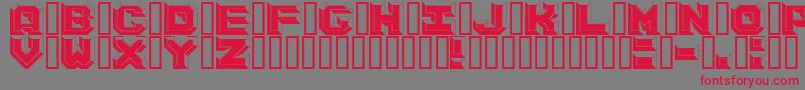 ArgentumBlack Font – Red Fonts on Gray Background