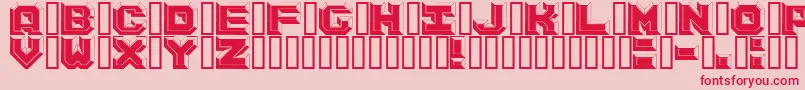 ArgentumBlack Font – Red Fonts on Pink Background
