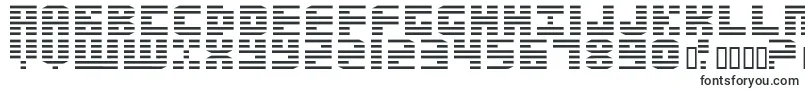 Шрифт Enduro – техно шрифты