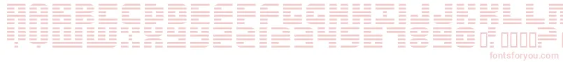 Enduro Font – Pink Fonts on White Background