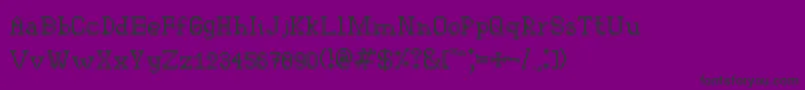 Westington Font – Black Fonts on Purple Background