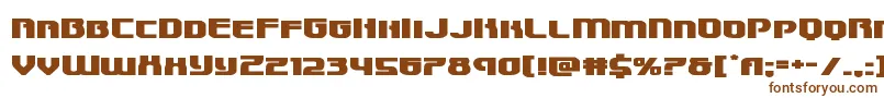 Шрифт Speedwagonxtraexpand – коричневые шрифты на белом фоне