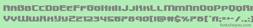 Speedwagonxtraexpand Font – Gray Fonts on Green Background