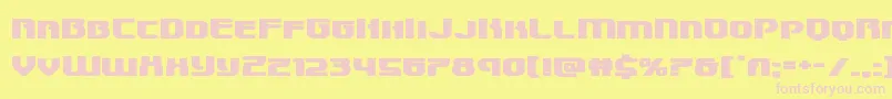 Speedwagonxtraexpand Font – Pink Fonts on Yellow Background