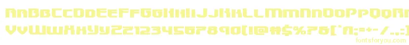 Speedwagonxtraexpand-fontti – keltaiset fontit