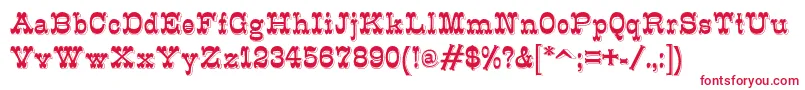 K22Eclair Font – Red Fonts