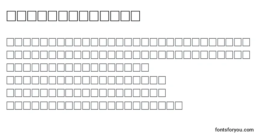 WarholRegular Font – alphabet, numbers, special characters