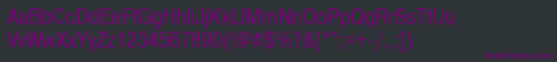 Pragmaticactt80n Font – Purple Fonts on Black Background