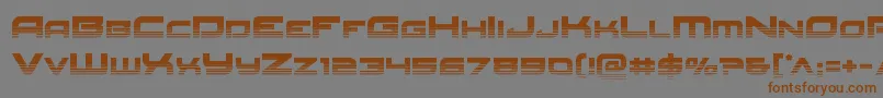 Redrockethalf Font – Brown Fonts on Gray Background