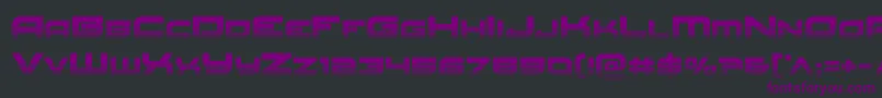 Redrockethalf Font – Purple Fonts on Black Background