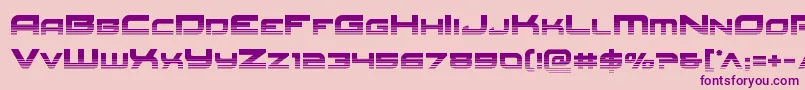 Redrockethalf Font – Purple Fonts on Pink Background