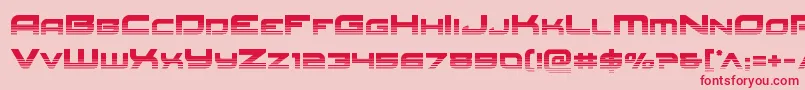 Redrockethalf Font – Red Fonts on Pink Background