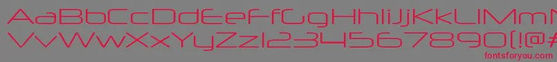 fuente NeuropolxxpltRegular – Fuentes Rojas Sobre Fondo Gris