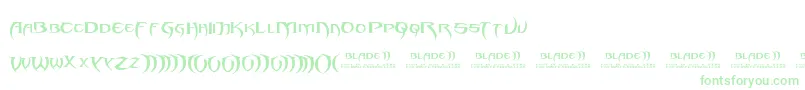 fuente Blade2 – Fuentes Verdes Sobre Fondo Blanco