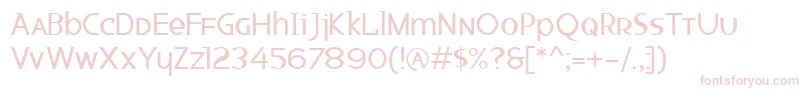 Ketchup Font – Pink Fonts on White Background