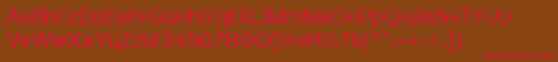 Ketchup Font – Red Fonts on Brown Background